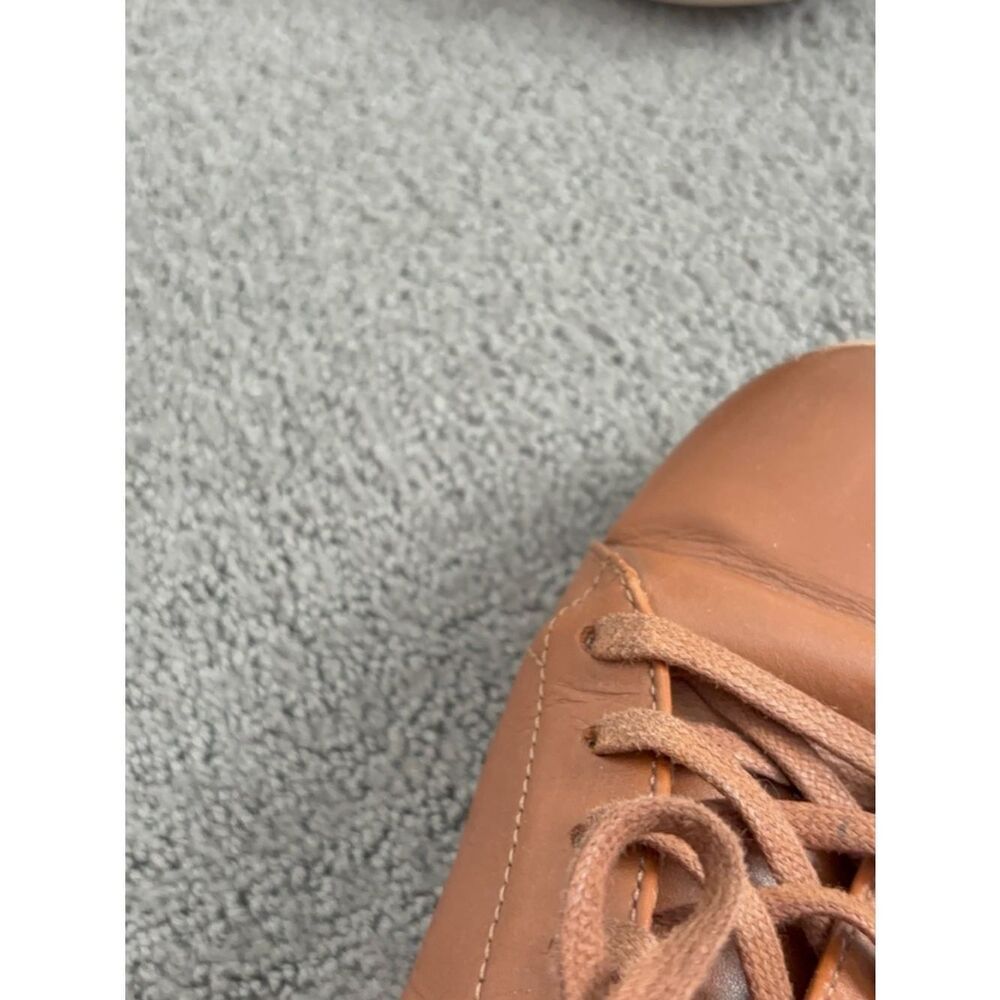 Cole Haan Brown Leather Low-Top Sneakers - Picture 2 of 6